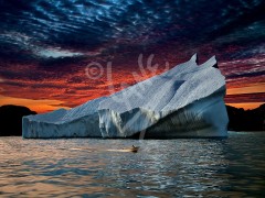 Twillingate, iceberg sunset
